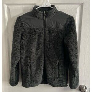 32 Degrees Heat Sherpa Jacket Size L (14-16) Dark Gray